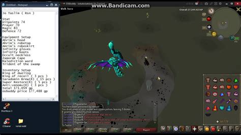 Zulrah Guide By Joe Osrs Rotation 3 Magic Only YouTube