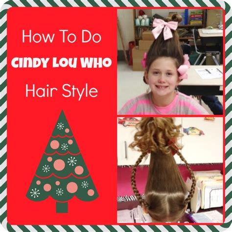 How To Do Cindy Lou Hair Do Tutorial Cindy Lou Hair Cindy Lou