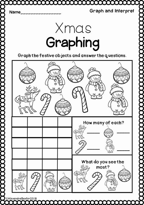 Christmas Math Worksheets 1st Grade