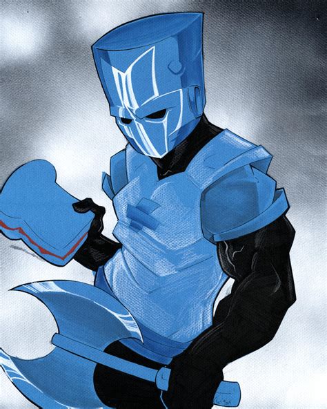 Castle Crashers Blue Knight By Pocketwolverine On Deviantart