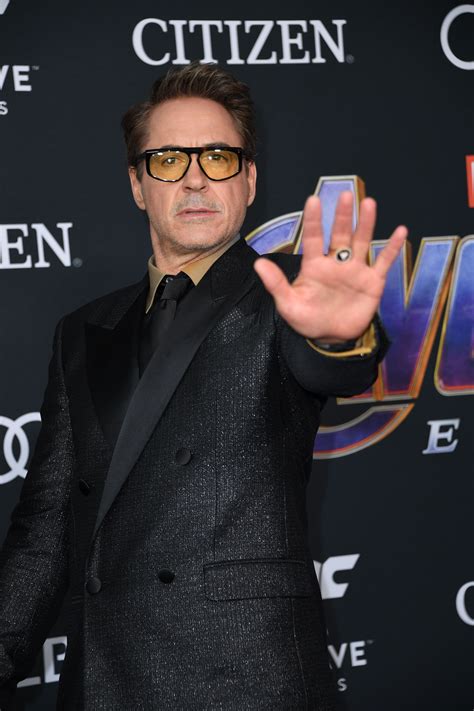 Robert Downey Jr On The Red Carpet For The Avengers Endgame Premiere
