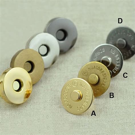 18mm Magnetic Snaps Button Metal Plated Magnetic Snaps Closures Button