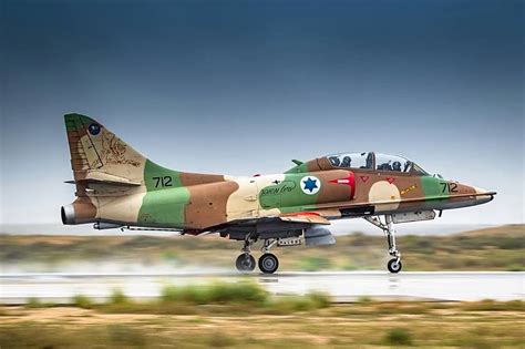 Ta 4j Skyhawk Israel Ayit Hebrew For Eagle Military Aircraft