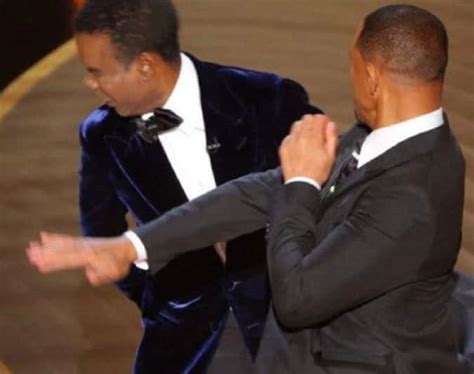 Oscars 2022 Will Smith Punches Chris Rock On Stage Over Jada Pinkett