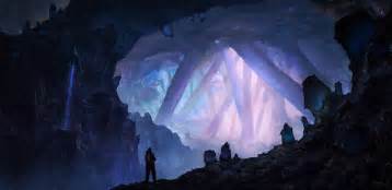 Download Dark Adventurer Fantasy Cave Wallpaper By Piotr Dura