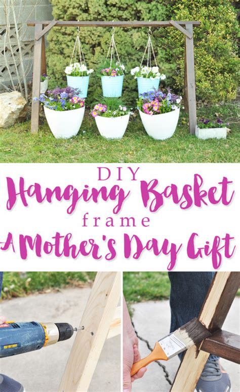 Diy Hanging Basket Frame A Mothers Day T Western Garden Centers
