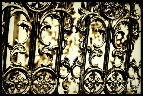 Southern Scrollwork In Sepia Photograph By Carol Groenen Fine Art America