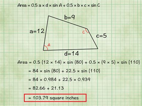 Ways To Find The Area Of A Quadrilateral Wikihow
