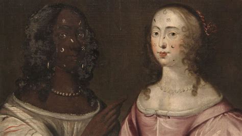Extremely Rare 17th Century Painting Of Black Woman With White