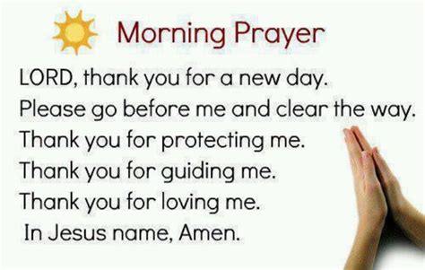Morning Prayer Morning Prayer For Kids Morning Prayers Good Morning