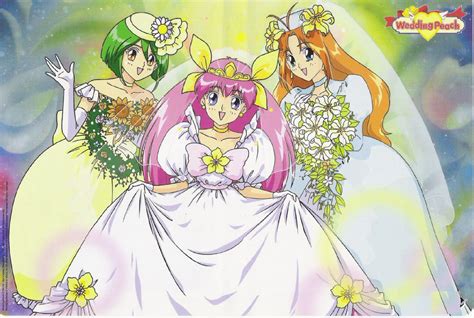 wedding peach tamano hinagiku angel lily tanima yuri wedding peach character hanasaki