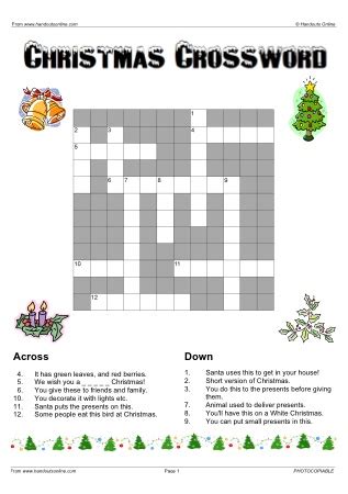 See more ideas about christmas worksheets, have fun teaching, christmas activities. Crossword EFL ESL Search Worksheet Results