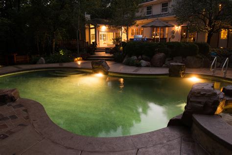 Nestled In Nature Tropical Pool Cedar Rapids By Pool Tech Houzz