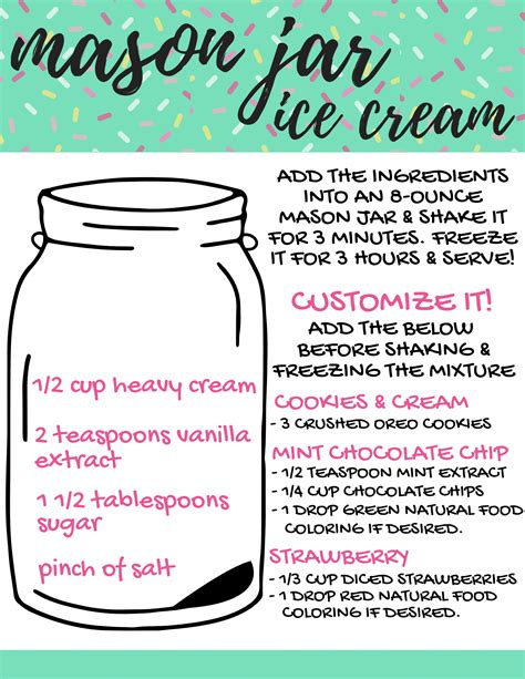 Mason Jar Ice Cream How To Savor Recipes