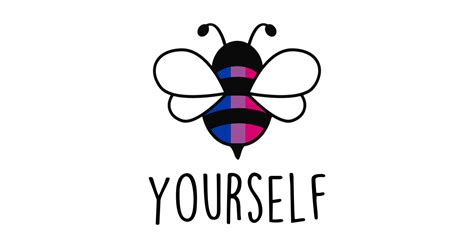 Cute Bee Yourself Bisexual Bee Gay Pride Lgbt Rainbow T Bee