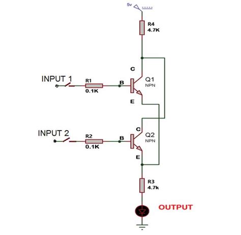 Working Of Or Gate Using Transistor