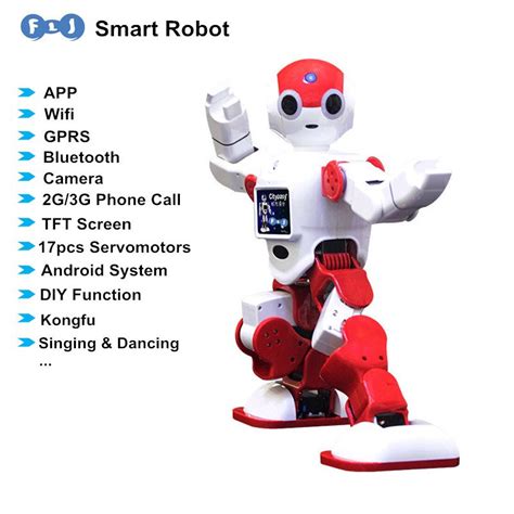 Intelligent Humanoid Robot Smart Robot With Tablet Pc Android System Rc