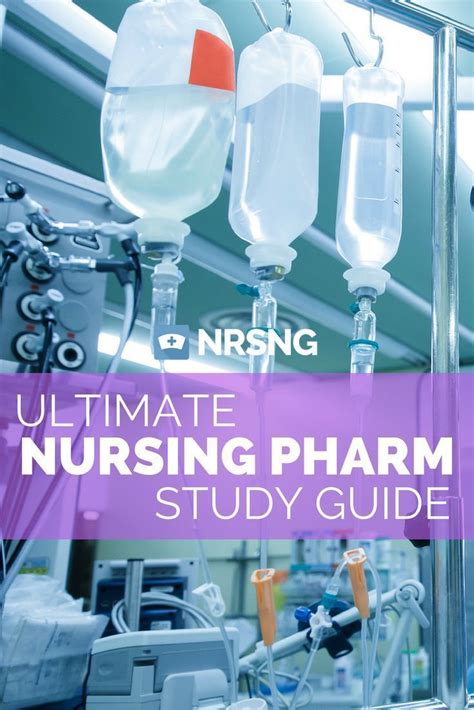 Massive Nursing Pharmacology Study Guide Masters Degree In Nursing