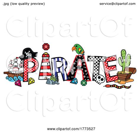 Pirate Word Art By Prawny 1773527