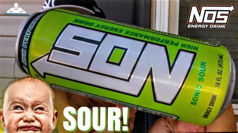 Nos® Sonic Sour Energy Drink Review 🔋⚡😝 Youtube