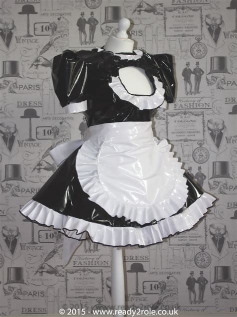 The Vikki Sissy French Maid Dress Pvc Complete With Frilly Etsy