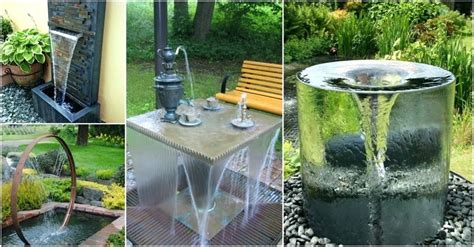 Outdoor Patio Water Feature Stunning Garden Modern