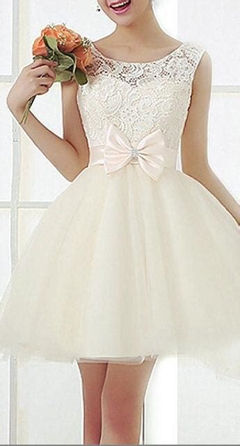 cute sleeveless lace bow dress vc04 on luulla