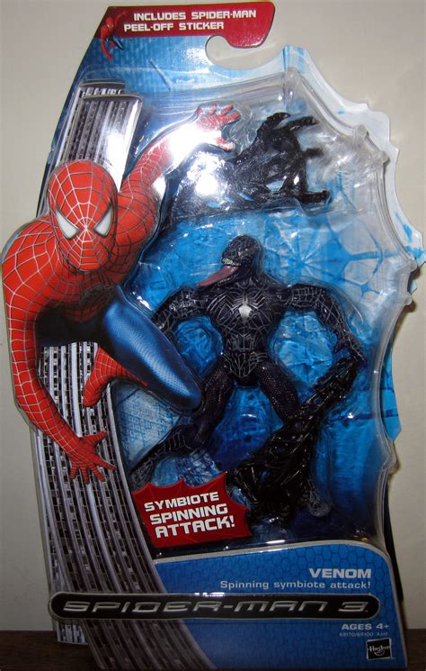 Venom Spinning Symbiote Attack Figure Spider Man