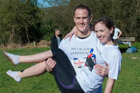 Uk Wife Carrying Race 2014 Surrey Live