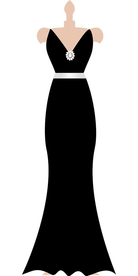 Gown Black Hanger Free Vector Graphic On Pixabay