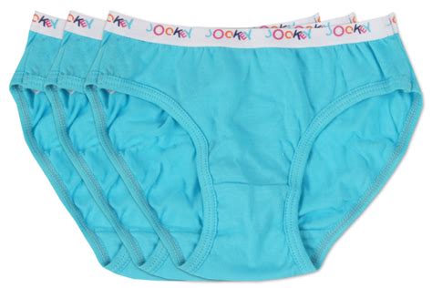 Underwear Girls Jockey Sky 3pk Gem Schoolwear