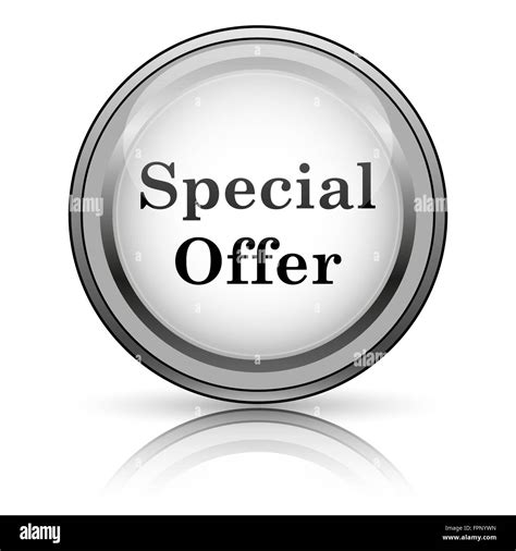 Special Offer Icon Internet Button On White Background Stock Photo Alamy