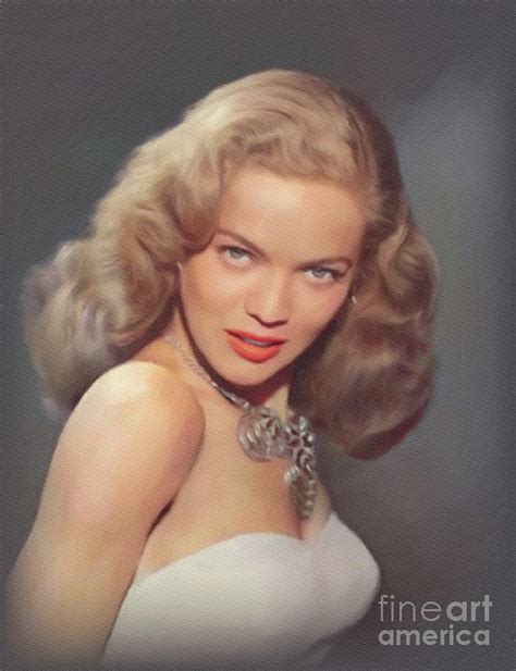 Dona Drake Actress Painting By Esoterica Art Agency Fine Art America
