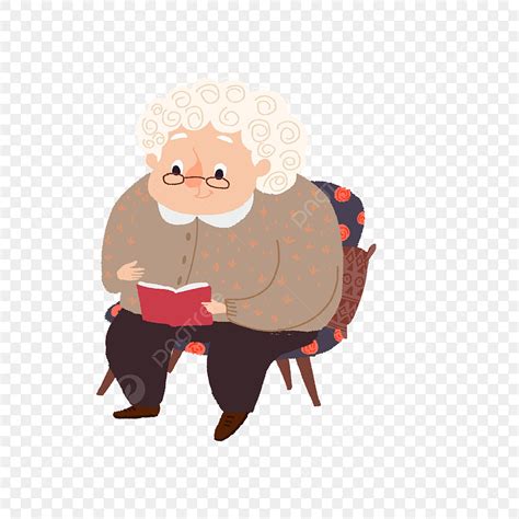 كهل رجل مسن أبيض الشعر الكرتون التوضيح رجل مسن الرجل العجوز ذو الشعر