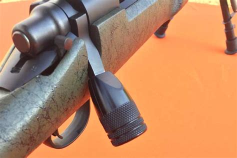Rifle Parts With 2 Grooves Bolt Lift Remington 700 Black Bolt On Knob