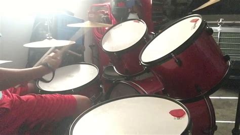 how play cumbia on drums youtube