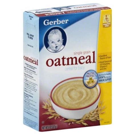 Gerber Oatmeal Cereal 8 Oz Kroger