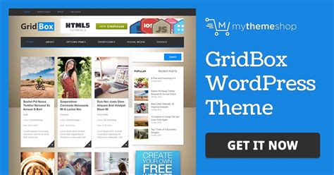 Gridbox Beautiful Responsive Wordpress Theme Mythemeshop