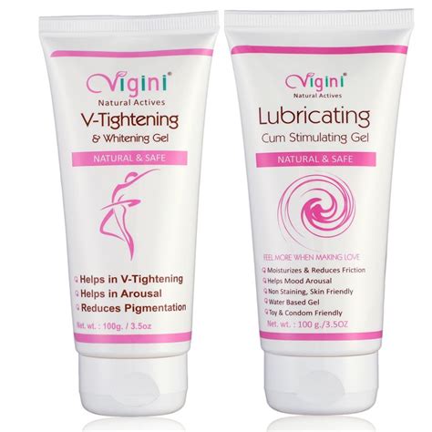 buy vigini 100 natural actives vaginal v tightening and whitening gel and lubricant lubricating