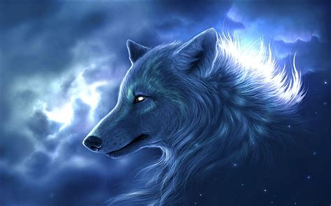 Galaxy Wolf Wallpapers Wallpaper Cave