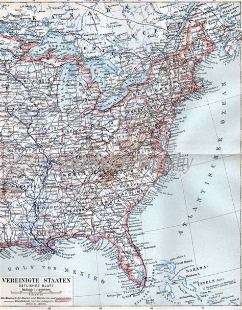 America Map East Wayne Baisey