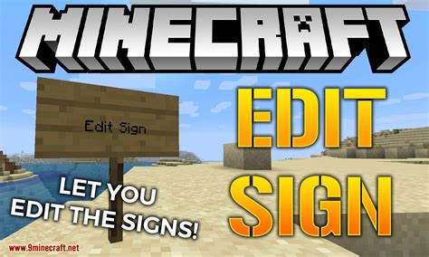 Edit Sign Mod 11711165 Edit Signs Without Destroying Them