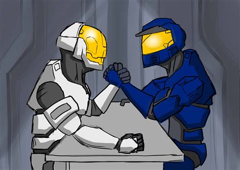 Meta Vs Caboose By Rennis5 On Newgrounds
