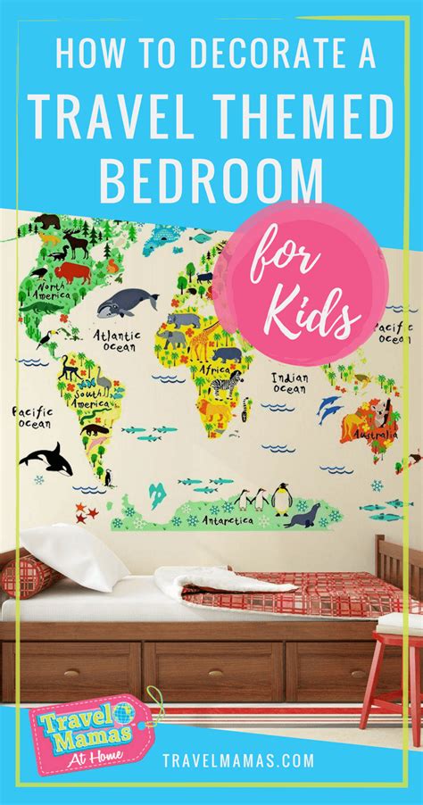 My postcard travel souvenir display is one of my favorite things to collect while traveling. How to Decorate a Travel Themed Bedroom for Kids ...