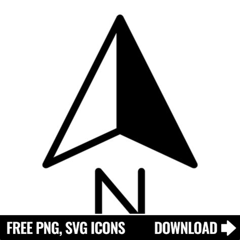Free North Point Arrow Icon Symbol Png Svg Download Vrogue