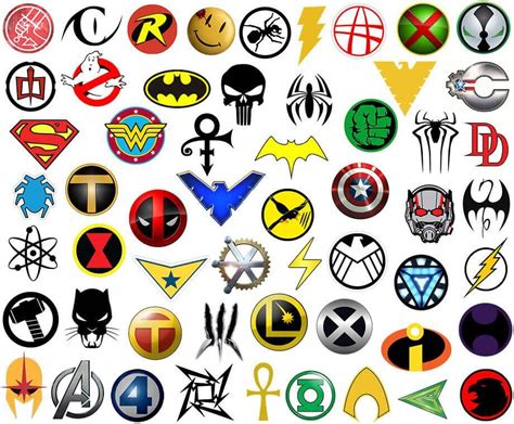 19 Marvel Superheroes Logos Pictures