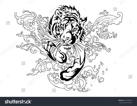 Tiger Tribal Design