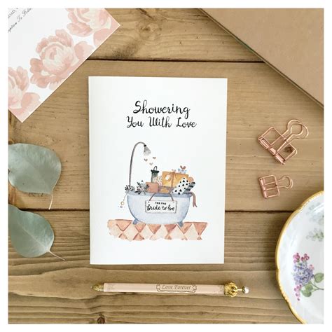 Bridal Shower Card Bridal Shower T Card For Bride Cute Card For