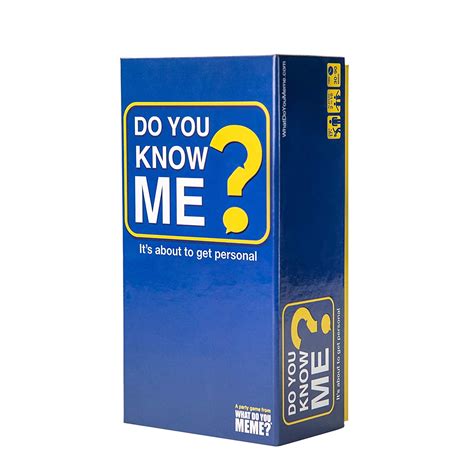 Buy Do You Know Me Adult Party Game By What Do You Meme Card Game