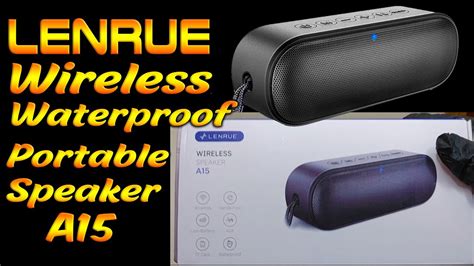 Lenrue Portable Bluetooth Waterproof Wireless Speaker Youtube